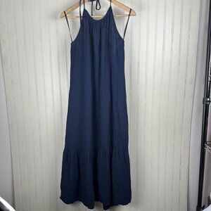 🧡 3 for $20 LOFT Navy Blue Midi Dress